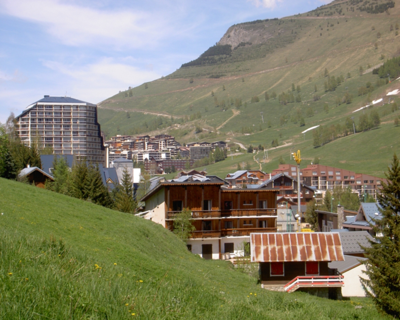 vue depuis le palier de la r�sidence